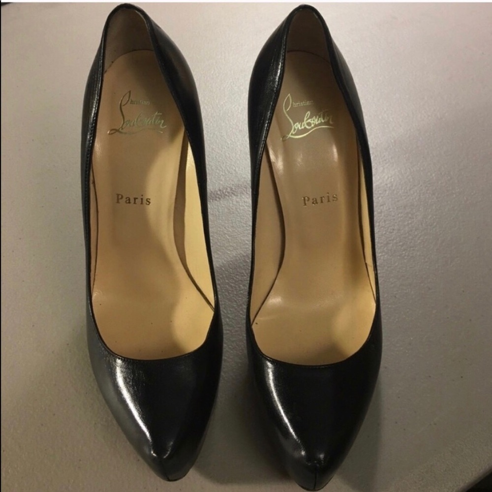 Authentic Christian Loubiton black Ronaldo pumps